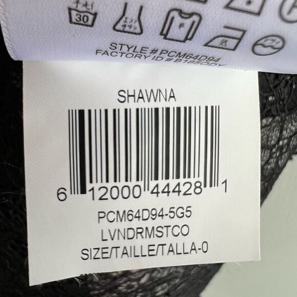 Bcbg Max Azria Shawna Sleeveless Lace Applique Mini Dress Women’s Size 0 Elegant - Picture 14 of 15